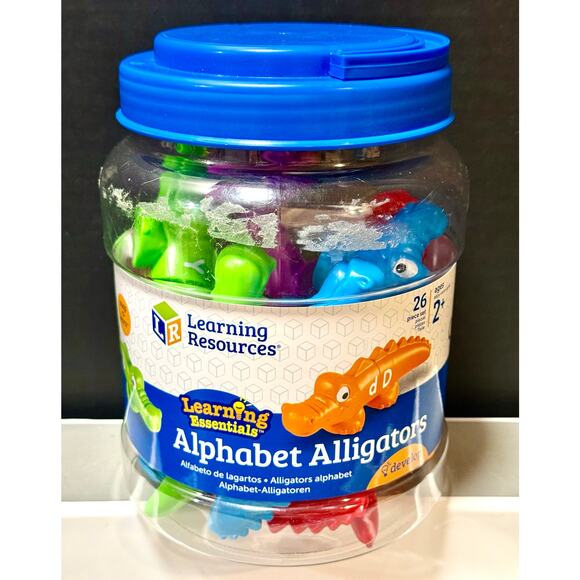 Learning Resources Snap-n-Learn Alphabet Alligators colors shapes matching - Picture 1 of 6